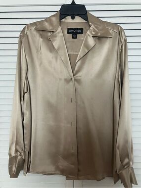 Linda Allard for Ellen Tracy Vintage Silk Blouse